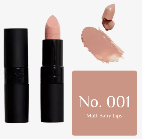 ⁦GOSH VELVET TOUCH LIPSTICK MATT SHADES | جوش أحمر شفاه مات⁩ - الصورة ⁦4⁩