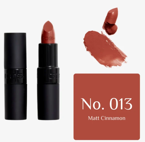 GOSH VELVET TOUCH LIPSTICK MATT SHADES | جوش أحمر شفاه مات