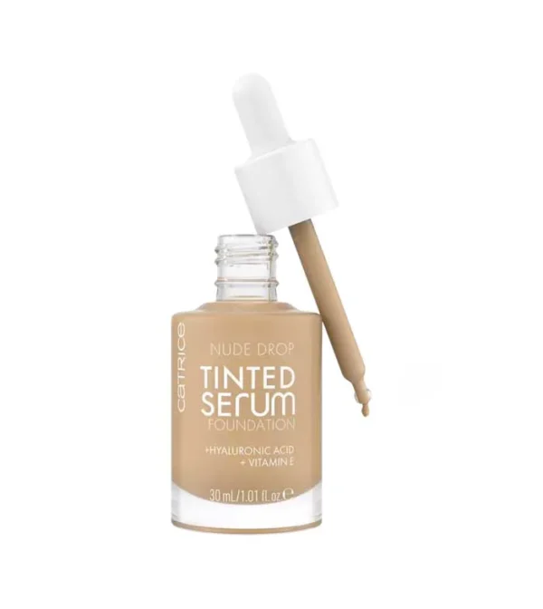 ⁦CATRICE NUDE DROP TINTED SERUM FOUNDATION -30ML | كاتريس سيروم كريم أساس - 30 مل⁩ - الصورة ⁦3⁩