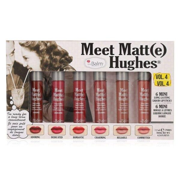 ⁦THE BALM MEET MATT (E) HUGHES MINI KIT - 6PCS | ذا بالم مجموعة أحمر شفاه بالحجم الصغير - 6 قطع⁩ - الصورة ⁦2⁩