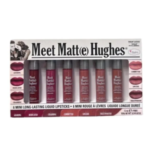 ⁦THE BALM MEET MATT (E) HUGHES MINI KIT - 6PCS | ذا بالم مجموعة أحمر شفاه بالحجم الصغير - 6 قطع⁩ - الصورة ⁦6⁩
