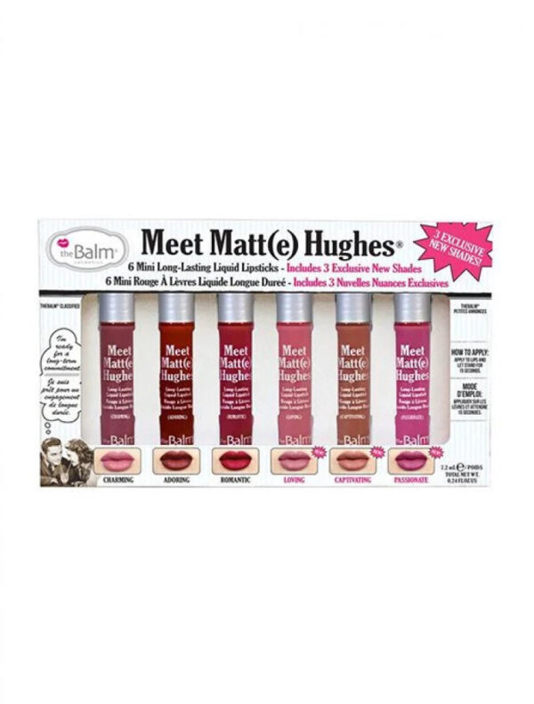 ⁦THE BALM MEET MATT (E) HUGHES MINI KIT - 6PCS | ذا بالم مجموعة أحمر شفاه بالحجم الصغير - 6 قطع⁩ - الصورة ⁦11⁩