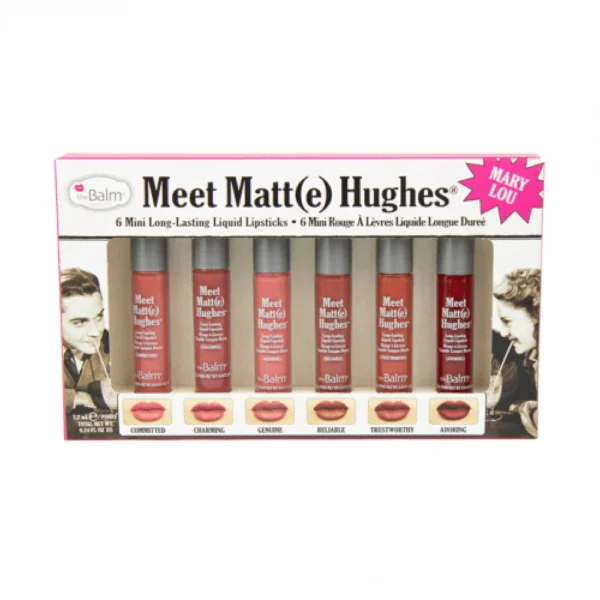 ⁦THE BALM MEET MATT (E) HUGHES MINI KIT - 6PCS | ذا بالم مجموعة أحمر شفاه بالحجم الصغير - 6 قطع⁩ - الصورة ⁦13⁩