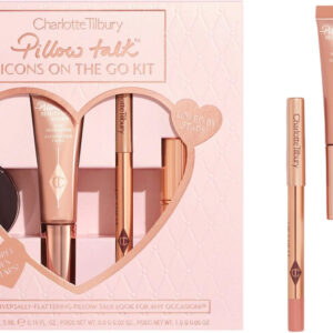 CHARLOTTE TILBURY PILLOW TALK ICONS ON THE GO KIT | شارلوت تلبوري مجموعة مكياج للوجه