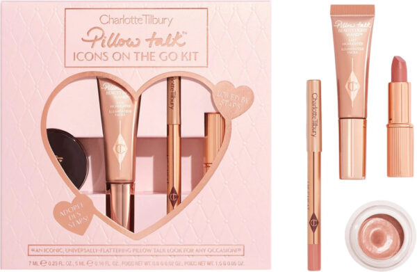 CHARLOTTE TILBURY PILLOW TALK ICONS ON THE GO KIT | شارلوت تلبوري مجموعة مكياج للوجه