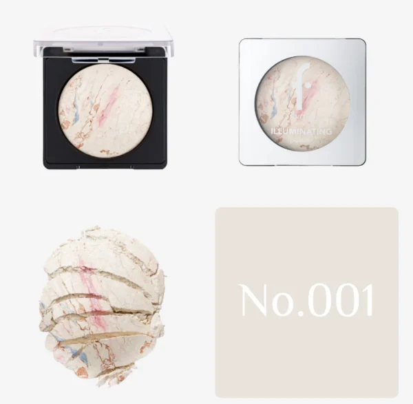 ⁦FLORMAR LUMINOUS ILLUMINATING POWDER WITH A VELVETY TEXTURE - 7G | فلورمار بودرة هايلايتر للوجه - 7 غرام⁩ - الصورة ⁦4⁩