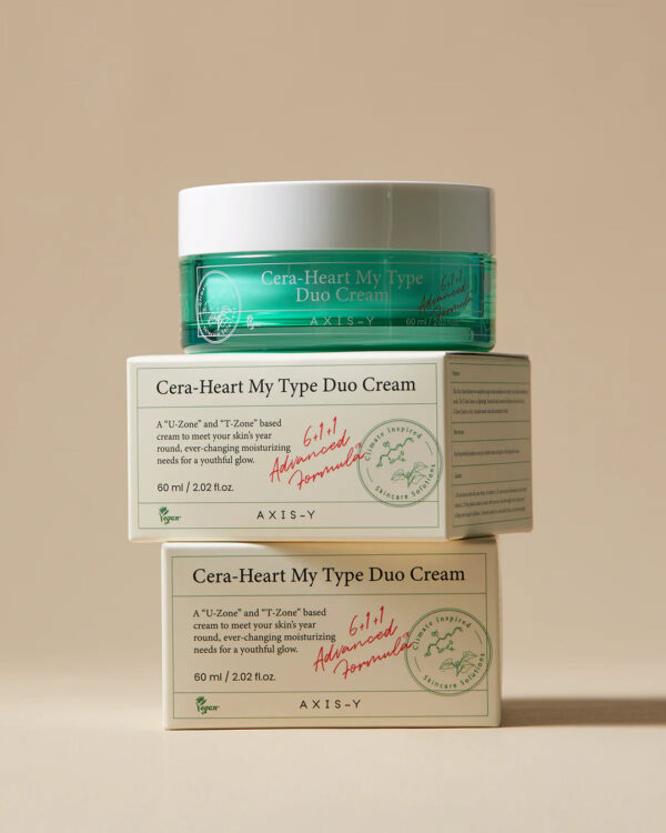 ⁦AXIS-Y CERA-HEART MY TYPE DUO CREAM - 60ML | اكسس-واي مرطب للبشرة المختلطة - 60 مل⁩ - الصورة ⁦3⁩
