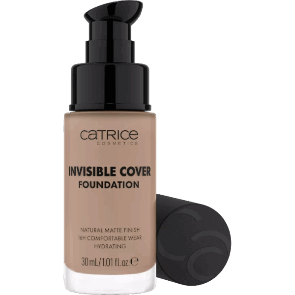 ⁦CATRICE INVISIBLE COVER FOUNDATION - 30ML | كاتريس كريم أساس بتغطية مخفية - 30 مل⁩ - الصورة ⁦2⁩