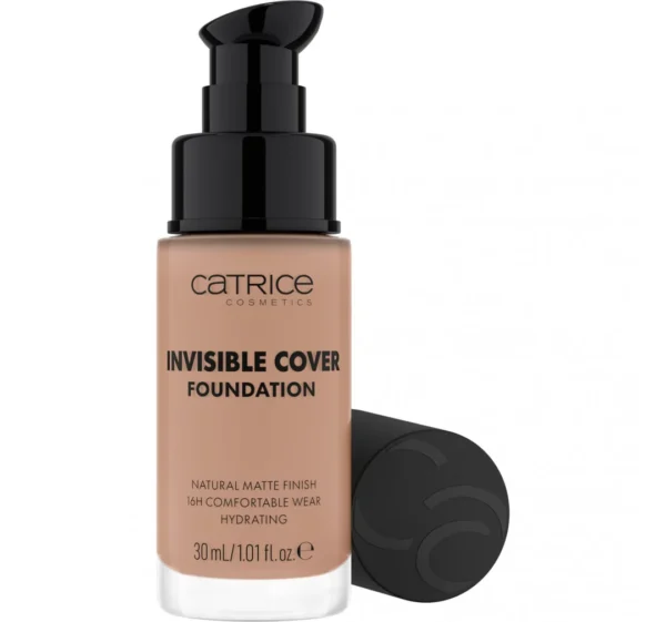 ⁦CATRICE INVISIBLE COVER FOUNDATION - 30ML | كاتريس كريم أساس بتغطية مخفية - 30 مل⁩ - الصورة ⁦9⁩