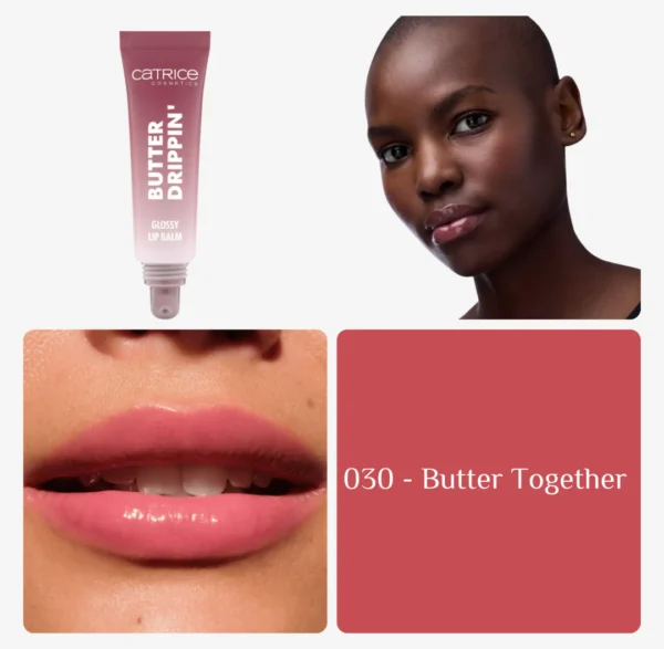 ⁦CATRICE BUTTER DRIPPIN GLOSSY LIP BALM - 10ML | كاتريس مرطب للشفاه - 10 مل⁩ - الصورة ⁦4⁩