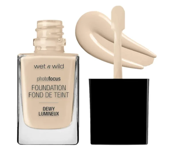 ⁦WET N WILD PHOTO FOCUS DEWY FOUNDATION - 28ML | ويت ان وايلد كريم أساس كريمي - 28 مل⁩ - الصورة ⁦2⁩