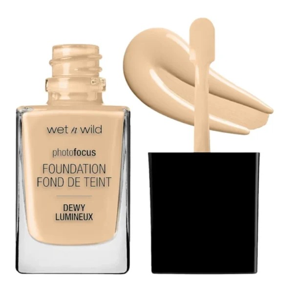 ⁦WET N WILD PHOTO FOCUS DEWY FOUNDATION - 28ML | ويت ان وايلد كريم أساس كريمي - 28 مل⁩ - الصورة ⁦4⁩