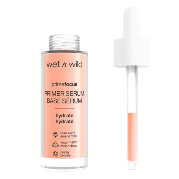 ⁦WET N WILD PRIME FOCUS HYDRATING PRIMER SERUM - 30ML | ويت ان وايلد سيروم برايمر مرطب للوجه - 30 مل⁩ - الصورة ⁦2⁩