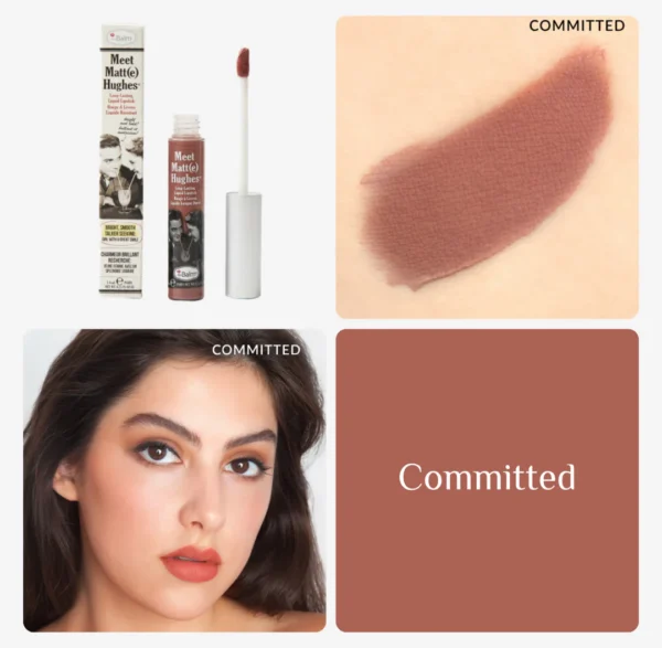 ⁦THE BALM MEET MATT (E) HUGHES - 7.4ML | ذا بالم أحمر شفاه سائل مات - 7.4 مل⁩ - الصورة ⁦18⁩