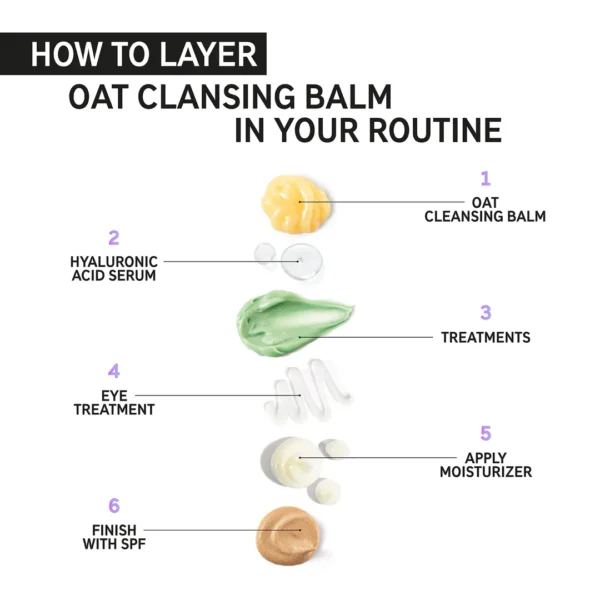 ⁦THE INKEY LIST OAT OIL CLEANSER FOR NORMAL/SENSITIVE SKIN - 150ML | ذا انكي ليست غسول زيتي الشوفان للبشرة العادية / الحساسة - 150 مل⁩ - الصورة ⁦4⁩